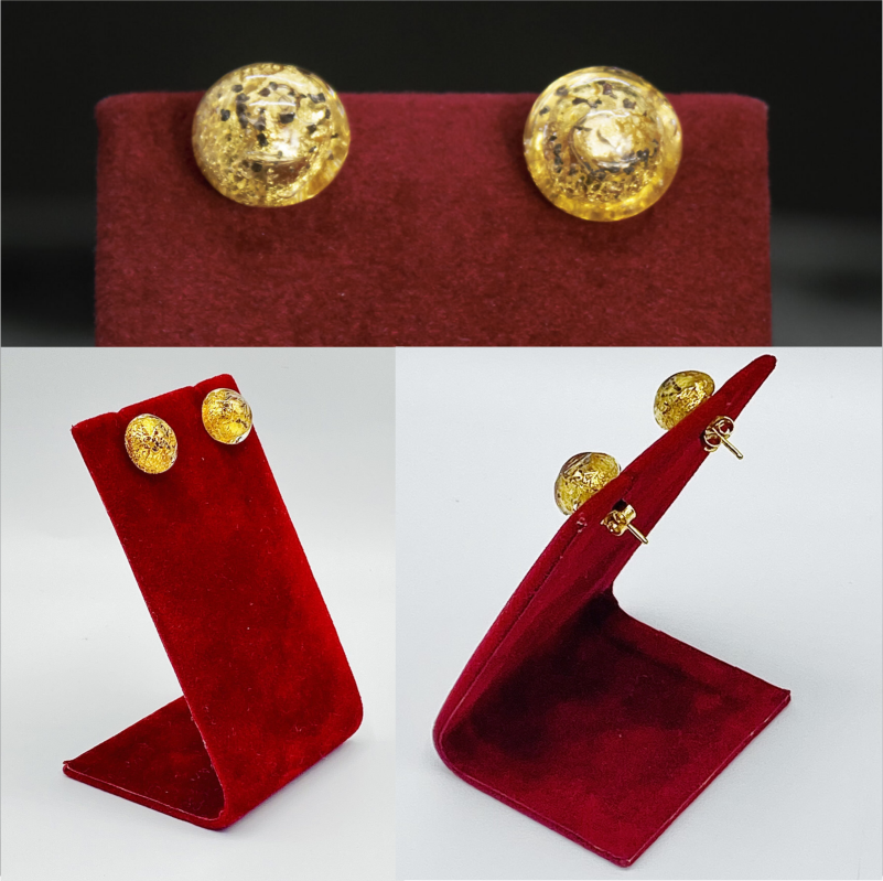 Psyche Collection Cabouchon Earrings